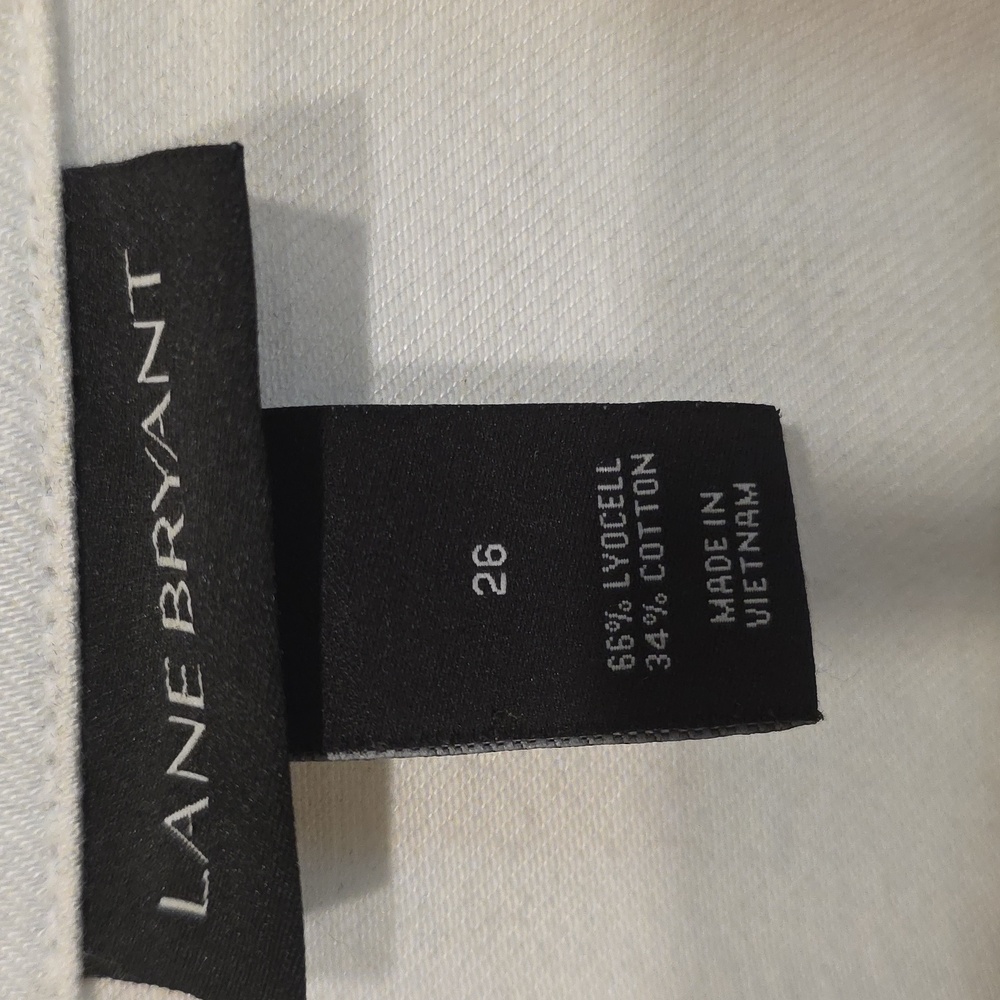 Lane Bryant Off-White Denim Jacket - Picture 2 of 3